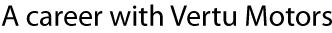 A career with Vertu Motors