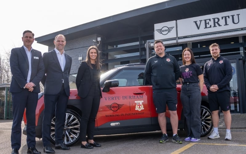 Vertu Durham MINI Tackles New Partnership With Durham University Palatinates