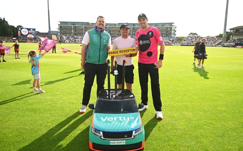 'Range Roverton' Goes In To Bat For Vertu And Somerset County Cricket Club