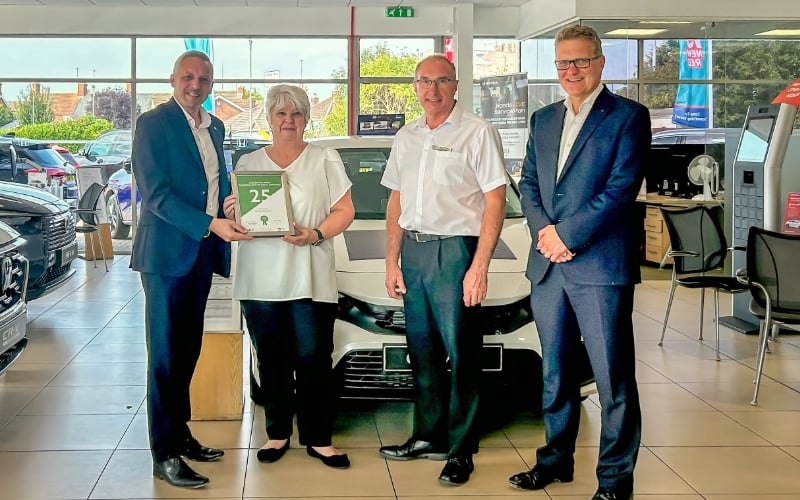 Boston Administrator Rewarded For 25 Years Service