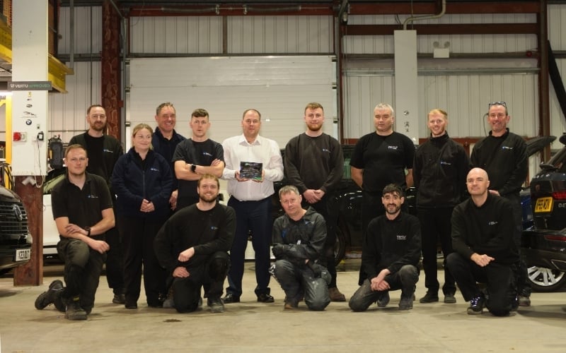 Vertu Exeter Repair Centre Honoured By Enterprise