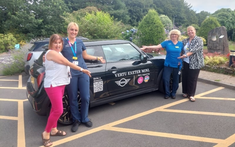 Vertu MINI Exeter And North Devon Hospice Partnership Drives Fundraising Boost