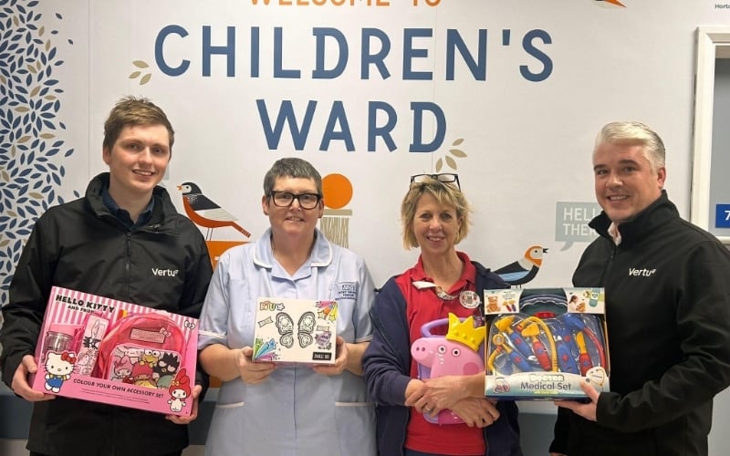 Banbury Automotive Colleagues Show Support For Local Children's Ward