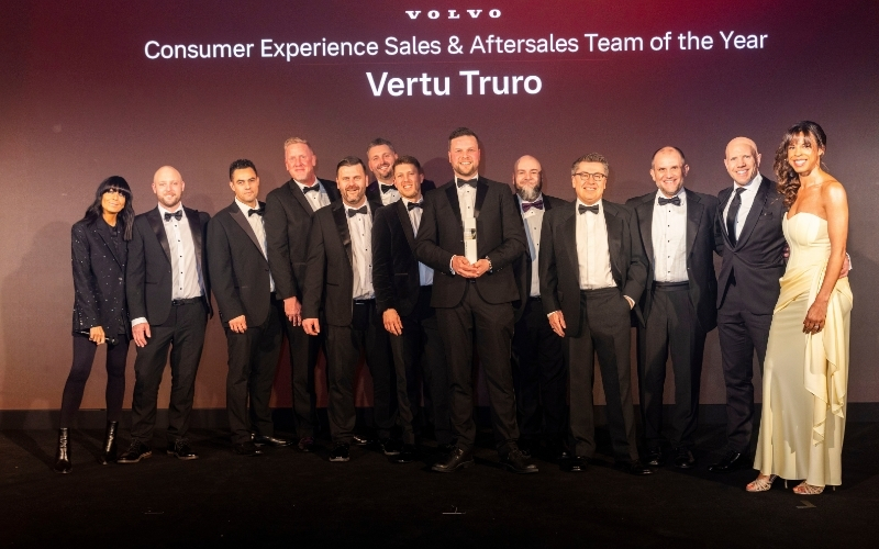 Vertu Volvo Truro Earns Top National Award
