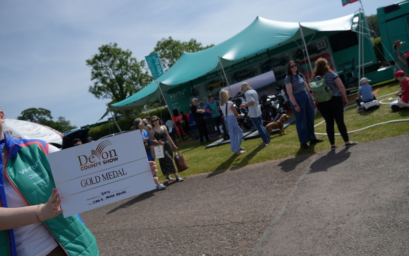 Vertu Grabs Gold At The Devon County Show