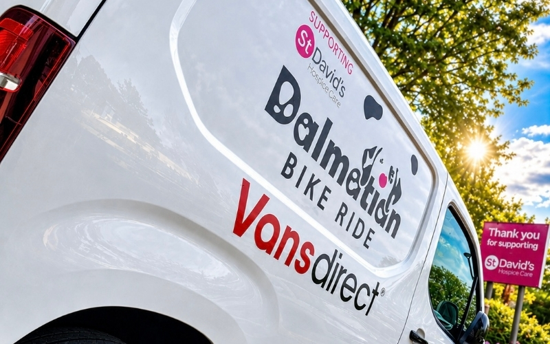 Vansdirect Backs Dalmatian Bike Ride In Support Of St David's Hospice Care