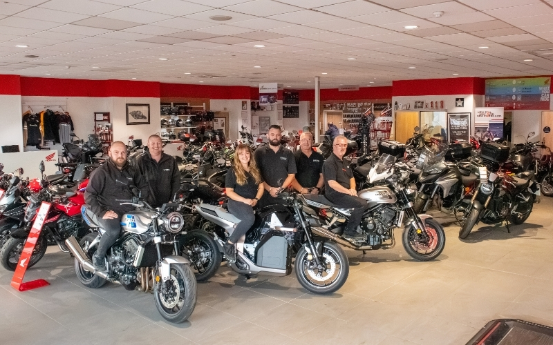 Vertu Honda Motorcycles Grantham Ranked Among Honda's Best UK Dealerships