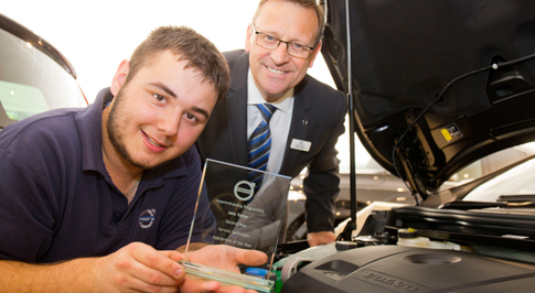 Volvo Derby colleague is Volvo's Apprentice of the Year
