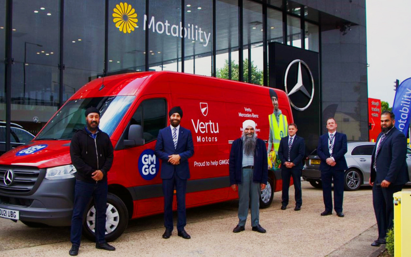 Support For Local Food Banks With Van Donation From Vertu Mercedes-Benz Slough
